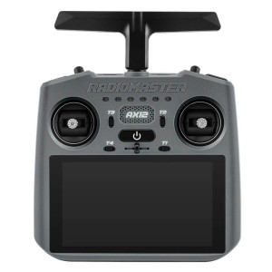 Пульт дистанционного управления RadioMaster AX12 ELRS Android Grey — FPV радиоаппаратура ExpressLRS 2.4 ГГц / 900 МГц, Hall-стики X5, сенсорный экран 5.5", Android 9.0. Photo 2